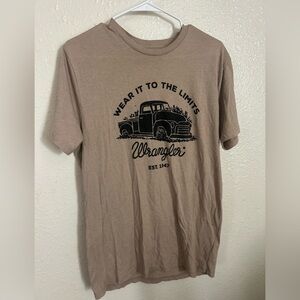 Wrangler Beige Truck Graphic Tee